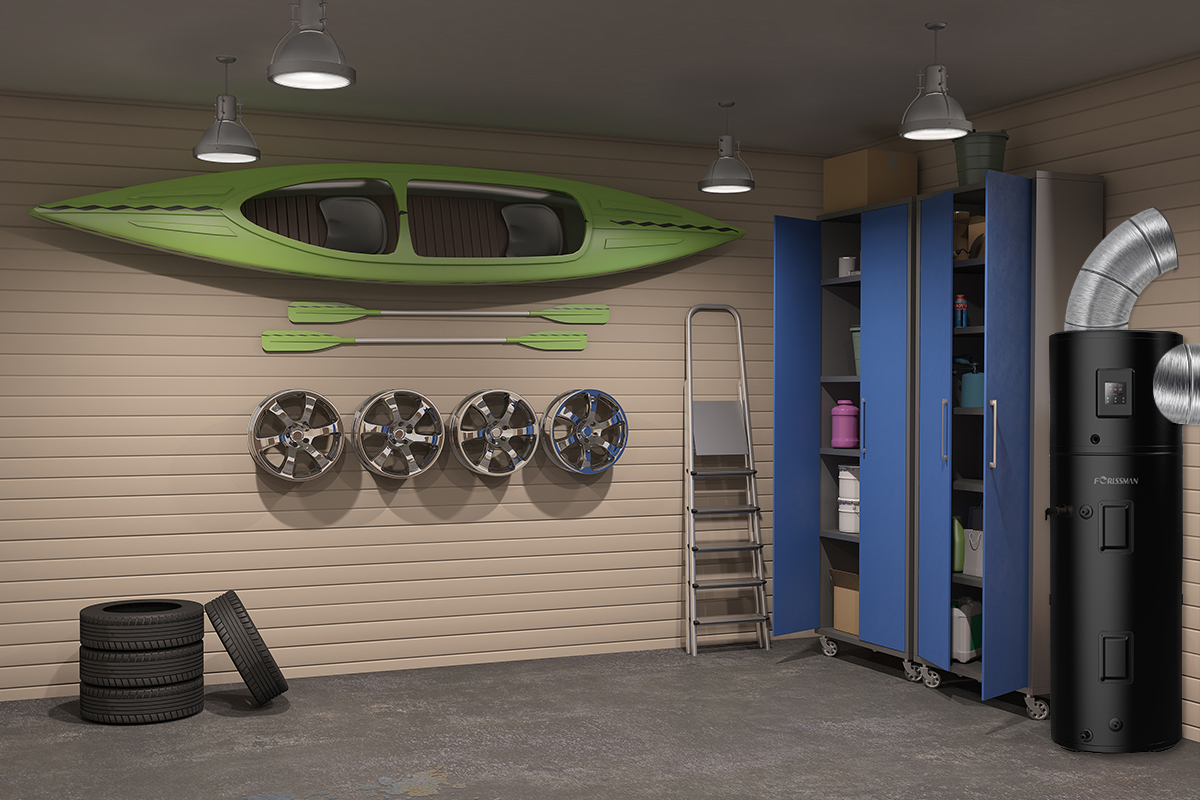 R513a Hybrid heat pump water heater-Tower