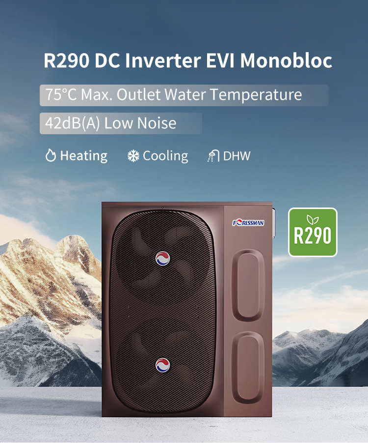 Multifunctional heat pump F1 17ET for European