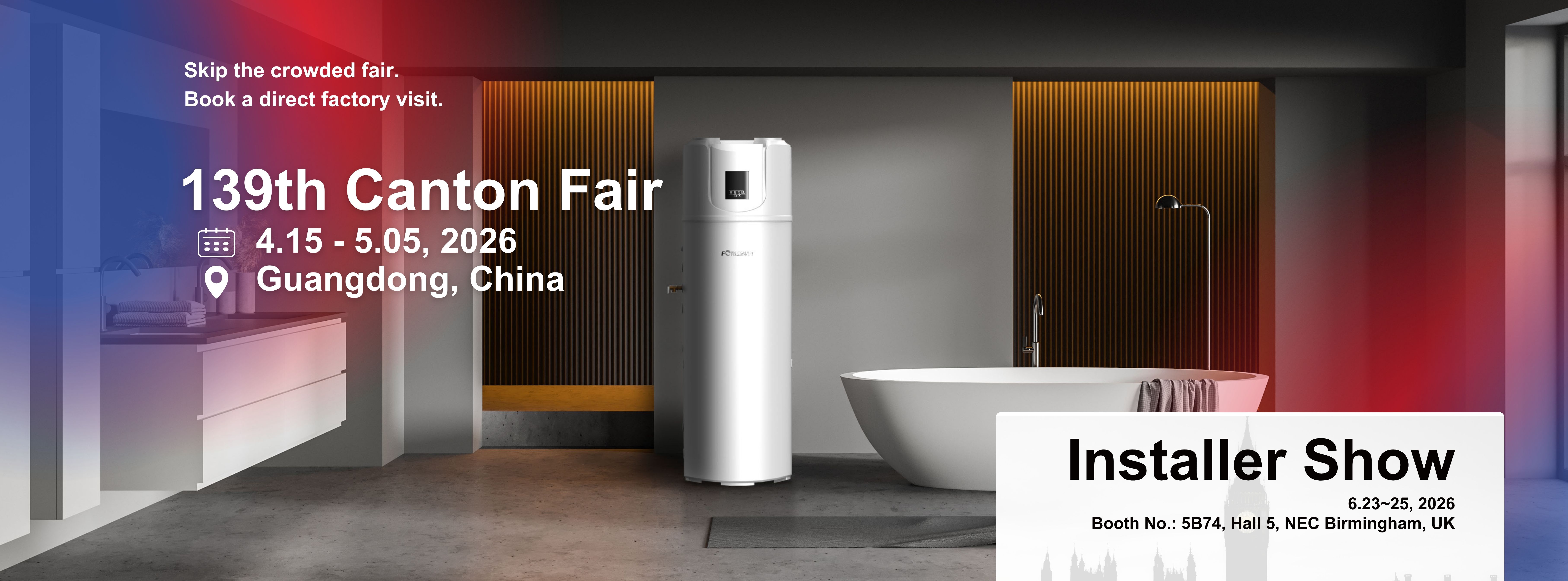 FORLSSMAN R290 All-in-One Heat Pump Water Heater | EU Solution