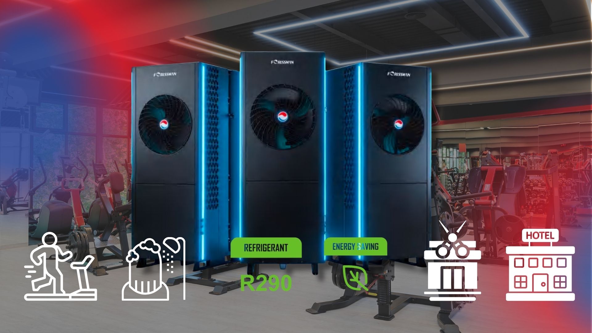 Forlssman Dark Knight R290 500L Heat Pump Water Heater A Reliable OEM Foundation for European Heating Brands