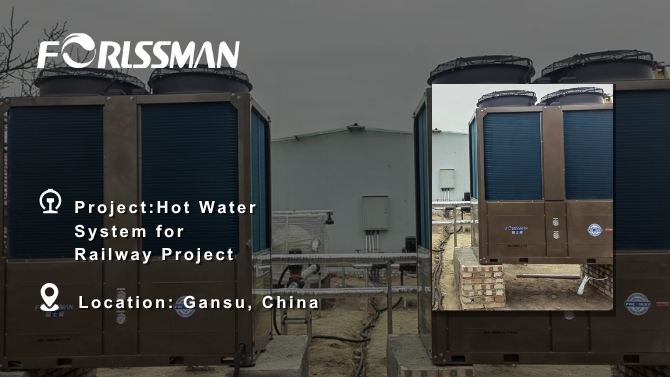 KF90 Heat Pump Unit in Cold Climate(Gansu, China)