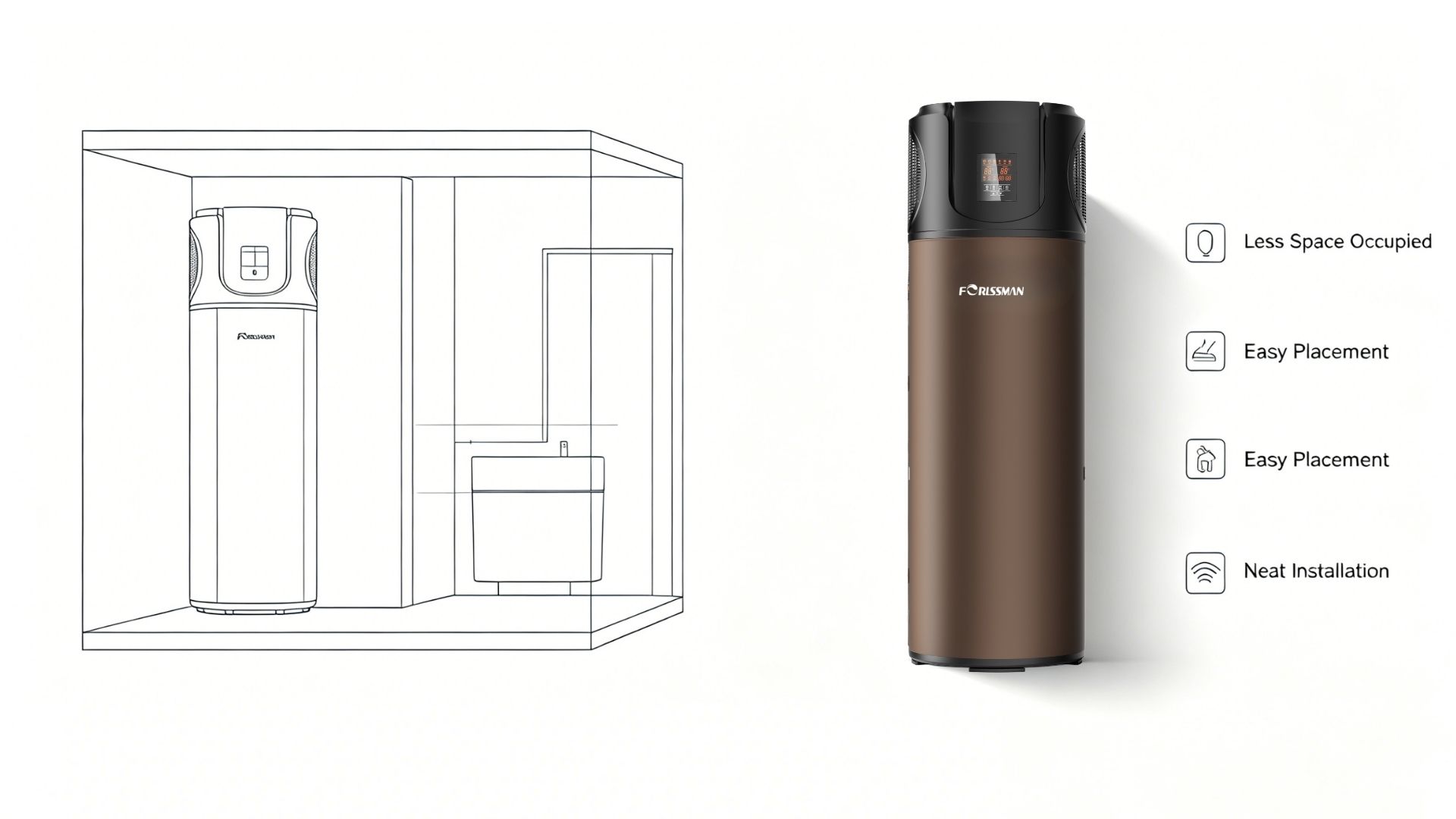 All‑In‑One Heat Pump Water Heater: Reliable Domestic Hot Water Solution | 140th Canton Fair Season