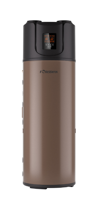 R290 All in one heat pump water heater 200L top blow