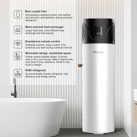 All In One Heat Pump (Side Blow) 200L