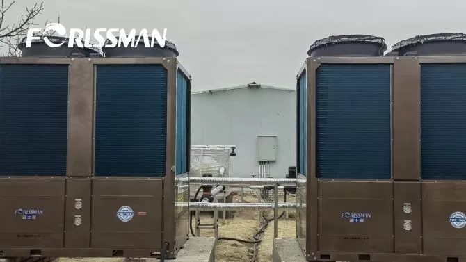 KF90 Heat Pump Unit in Cold Climate-Gansu