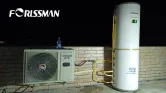 Heat pump water heater 200L Split type,installed in the outdoor.