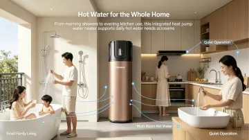 All‑In‑One Heat Pump Water Heater: Reliable Domestic Hot Water Solution | 140th Canton Fair Season